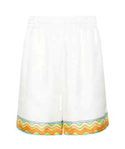 CASABLANCA CASABLANCA AFRO CUBISM TENNIS CLUB SHORTS