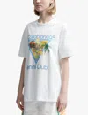 Casablanca Afro Cubism Tennis Club Printed T-shirt In White In White