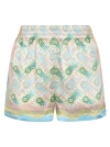 CASABLANCA ALL-OVER GRAPHIC PRINT SHORTS
