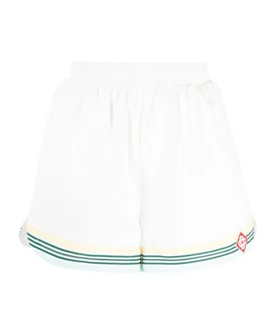 Casablanca Alphabet Combination Shorts In White