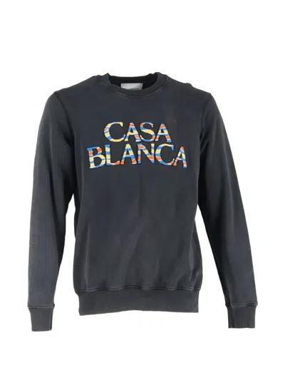 Pre-owned Casablanca Ange De Jour Sweatshirt In Gray