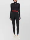 Casablanca High-waisted Sports Leggings With Side Stripe Accents