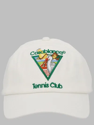 Casablanca A-pf26-hat-002_05white Baseball Cap