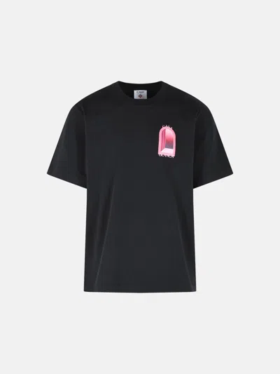 Casablanca 'arches' Black Cotton T-shirt