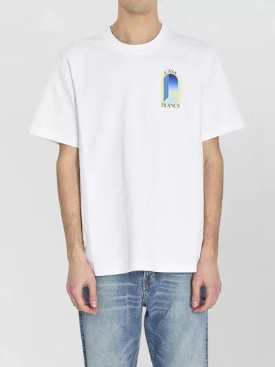 Casablanca Arches Print Organic Cotton Oversized T Shirt In White