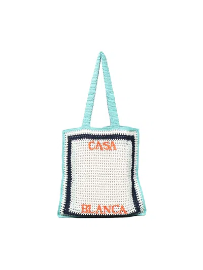 Casablanca Atlantis Crochet Tote Bag