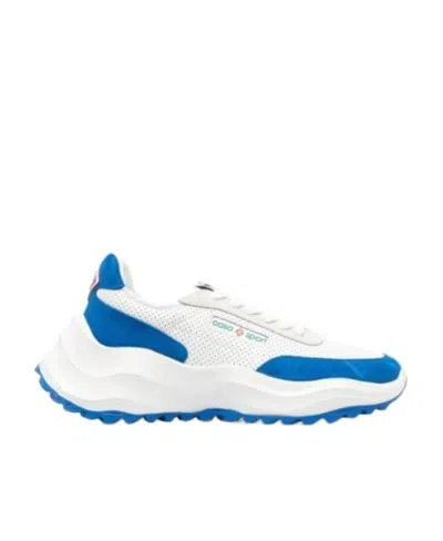 Casablanca Atlantis Low-top Leather Sneakers In White