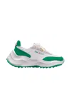 Casablanca Atlantis Perforated Lace-up Sneakers In White