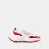 Casablanca Atlantis Sneakers  - White/navy - Leather In Red