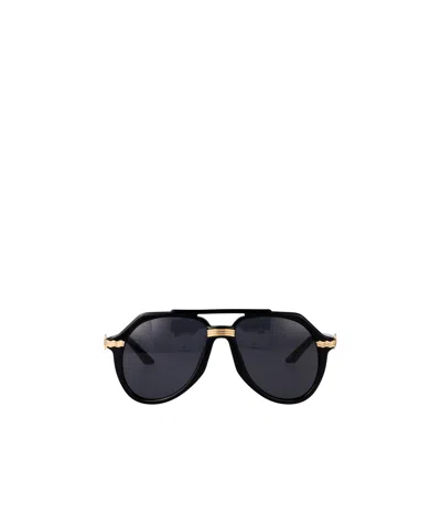Casablanca Aviator Frame Sunglasses In Black