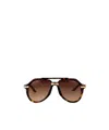 Casablanca Aviator Sunglasses In Brown