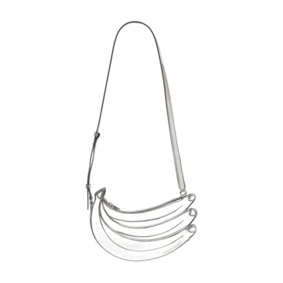 Casablanca Banana Purse In Silver