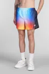 Casablanca Elastic Waist Swimming Trunks In Multicolor