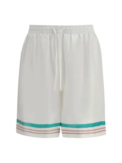 Casablanca Bermuda Shorts In White