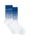 Casablanca White Beyond Destiny Gradient Socks In Blue