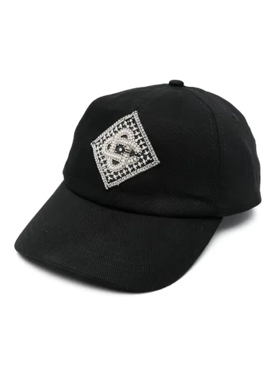 Casablanca Black Adjustable Hat