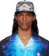 Casablanca Black & White 'la Prémonition' Printed Trucker Cap In La Premonition