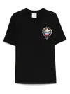 Casablanca Casa Way Mountain Printed Organic Cotton-jersey T-shirt In Black