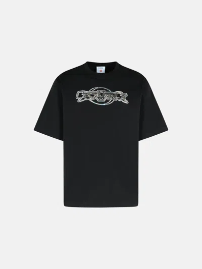 Casablanca Black Cotton T-shirt