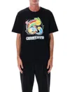 Casablanca Casa Way Mountain Printed T-shirt In Black
