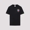 Casablanca Casa Way Mountain Printed Organic Cotton-jersey T-shirt In Black