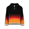 Casablanca Gradient-effect Zip Sweatshirt In Black