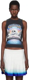 Casablanca La Premonition Printed Baby Tank Top In La Premonition