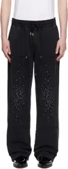 Casablanca La Premonition Hotfix Printed Workwear Jogger In Black