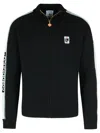 Casablanca Merino Wool Sweatshirt With Logo In Black