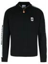 Casablanca Merino Wool Sweatshirt With Logo In Black