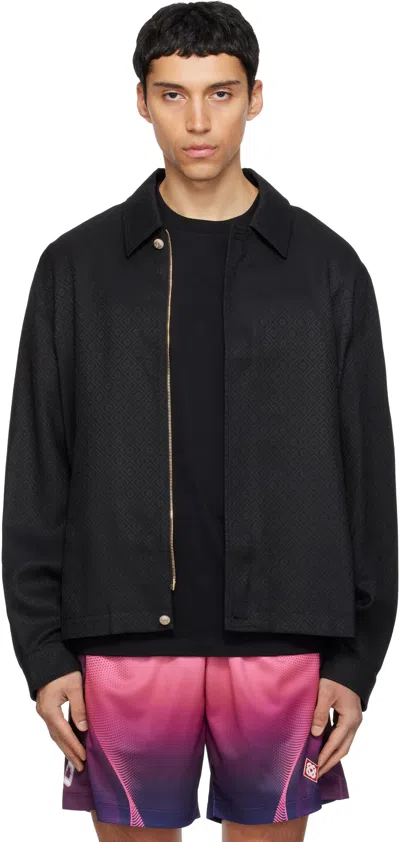Casablanca Black Monogram Sports Jacket