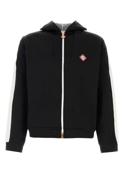 Casablanca Black Nylon Blend Sweatshirt