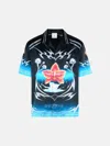 Casablanca Black Silk Shirt In Black