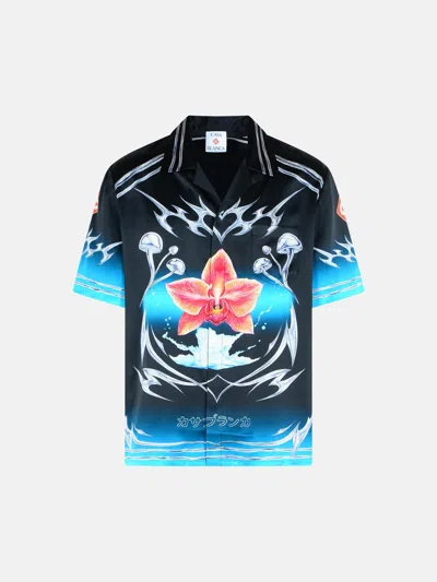 Casablanca Black Silk Shirt