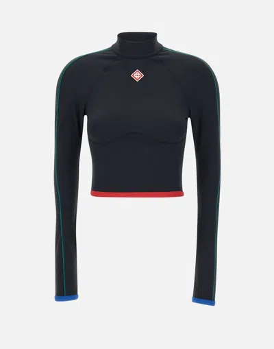 Casablanca Black Sport Top