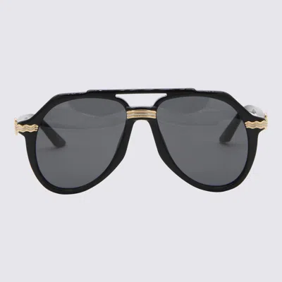 Casablanca Aviator Sunglasses In Black