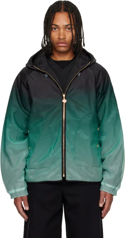 CASABLANCA BLACK TECHNICAL JACKET