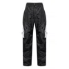 Casablanca Geometric Pattern Casual Pants In Black