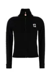 Casablanca Black Wool Cardigan In Black