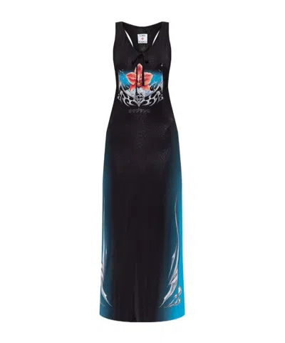 CASABLANCA CASABLANCA BLADES SLINKY JERSEY DRESS