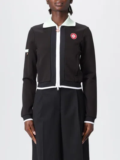 CASABLANCA SWEATSHIRT CASABLANCA WOMAN COLOR BLACK,H52832002