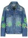 Casablanca Blue Denim Jacket In Blue