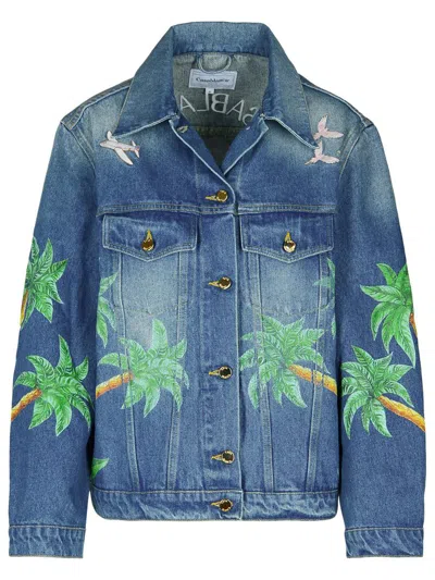 CASABLANCA CASABLANCA BLUE DENIM JACKET
