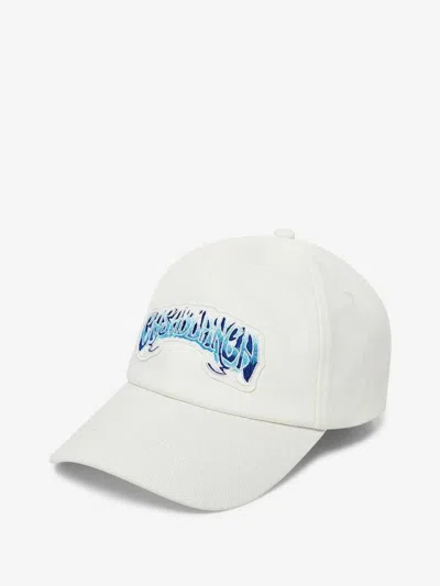 Casablanca Blue Fade Cap In White