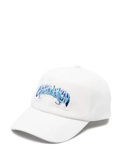 Casablanca Blue Fade Cap In White