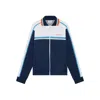 Casablanca Ribbed Collar Side Pockets Track Jacket In Blue