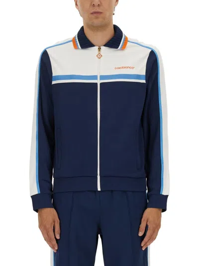 CASABLANCA CASABLANCA BLUE SPORTS JACKET