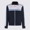 Casablanca Ribbed Collar Side Pockets Track Jacket In Multi