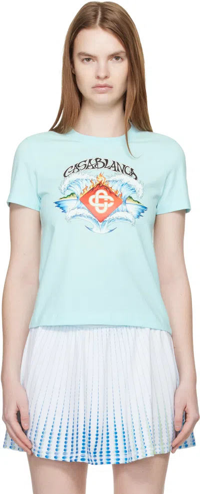Casablanca Printed Short-sleeve T-shirt In Multi