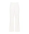 Casablanca Bouclé Tailored Trousers In White